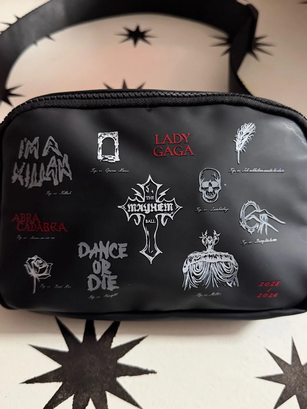 Lady Gaga Mayhem Ball VIP Merchandise Fanny Pack